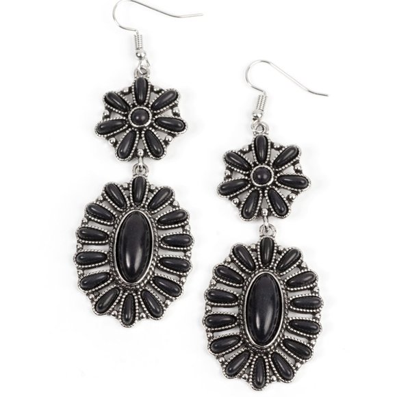 Richly Rustler - Black Earrings - Picture 2 of 2